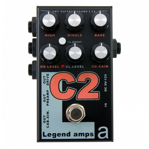 AMT Electronics C2 LA2 guitar preamp / distortion Guitar Effects pedal