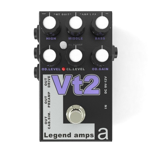 AMT Electronics VT2  LA2 guitar preamp / distortion Guitar Effects pedal