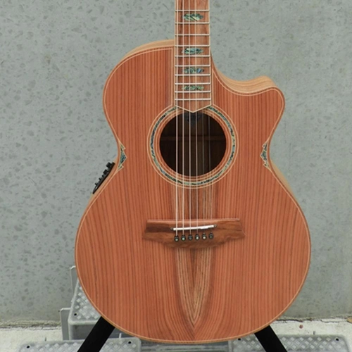 Cole Clark Angel 3 Redwood/Blackwood Acoustic/Electric Guitar w/ Cutaway