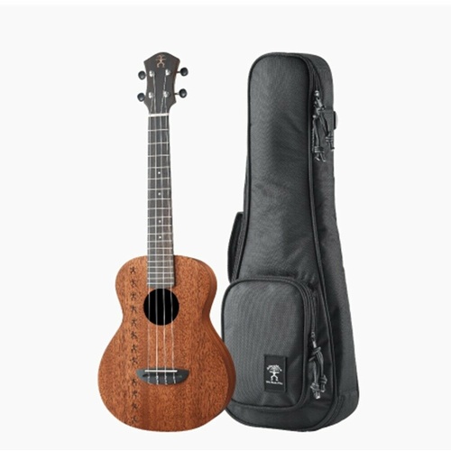 aNueNue Papa S III E Acoustic / Electric Tenor Ukulele + gig Bag Solid Mahogany