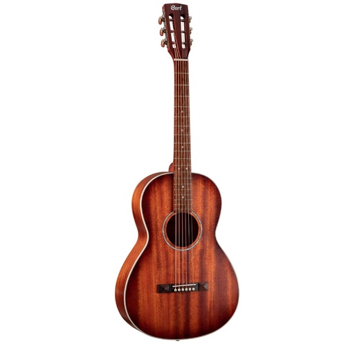 Cort AP550M Parlour Acoustic Guitar  All Mahogany Open Pore