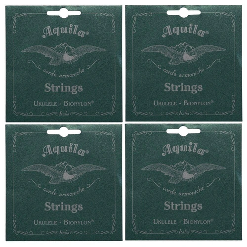 Aquila Bio Nylon Regular Tuning Concert Ukulele Strings Set - 59U BioNylon - 4 Packs