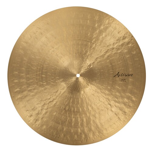 Sabian A2210 Artisan Series  Artis Ride Light Natural Finish B20 Cymbal 22in