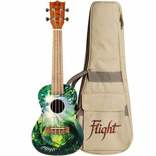 FLIGHT AUC33 Jungle  Concert Ukulele with Bag