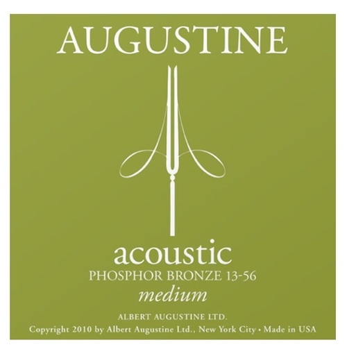 Augustine Phosphor Bronze Acoustic Guitar Strings Medium  13 - 56