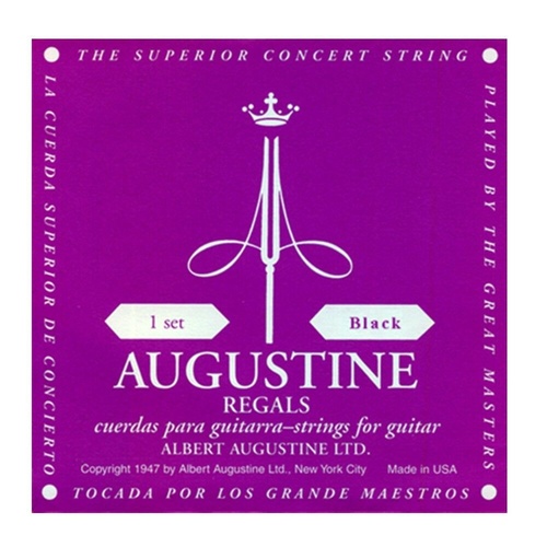 Albert Augustine 532A Regal Black Label Classical Guitar Strings High/Low Tensio