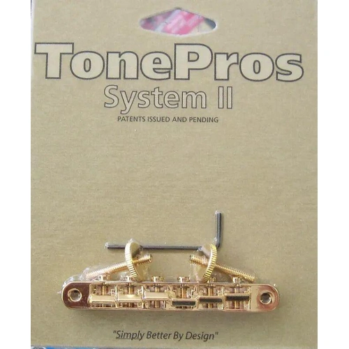 TonePros AVR2-G Tuneomatic Bridge Gold ABR-1 Replacement