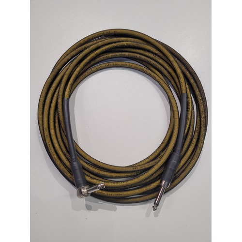 Analysis Plus Yellow Flex Oval Instrument Cable Black Mesh 6m