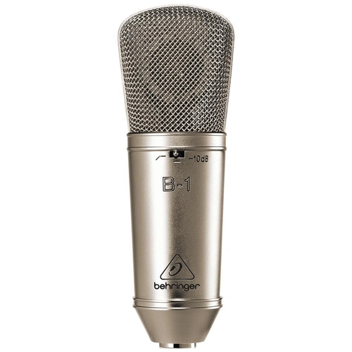 The Behringer Gold-Sputtered B-1 Large Diaphragm Studio Condenser Microphone