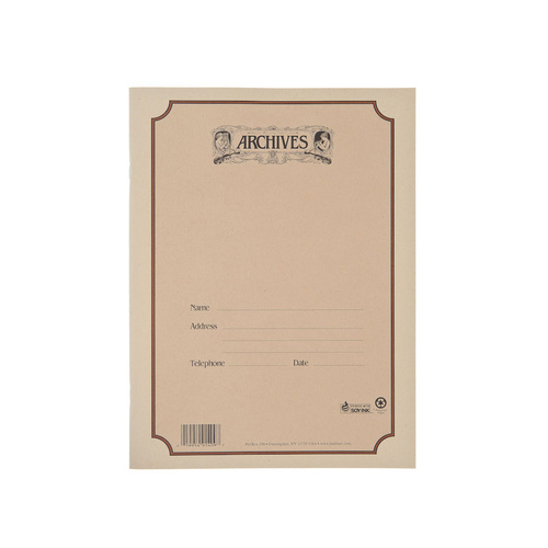 Archives Spiral Bound Manuscript Paper Book, 10 Stave, 48 Pages