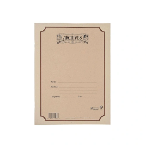 Archives Spiral Bound Manuscript Paper Book, 12 Stave, 96 Pages
