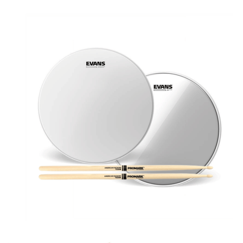 Evans 14" Reverse Dot + H30 Snare Drum Head Pack | TX5AW