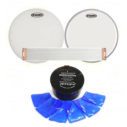 Evans 14" Ultimate Snare Pack - Head + Side + Snare Wires + Moongels