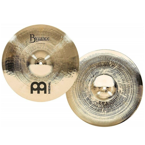 Meinl Cymbals B14HH-B Byzance 14-Inch Brilliant Heavy Hi-Hat Cymbal Pair 
