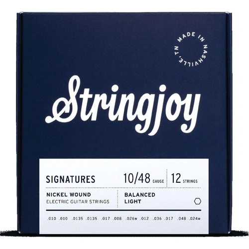 Stringjoy Signatures Electric Guitar Strings 12-String Balanced Light 10 - 48