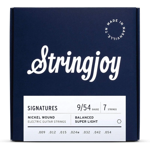 Stringjoy Signatures 7 String Super Light (9-54) Electric Guitar Strings