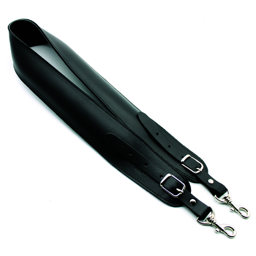 DSL Banjo Strap Leather Black/Black Clip