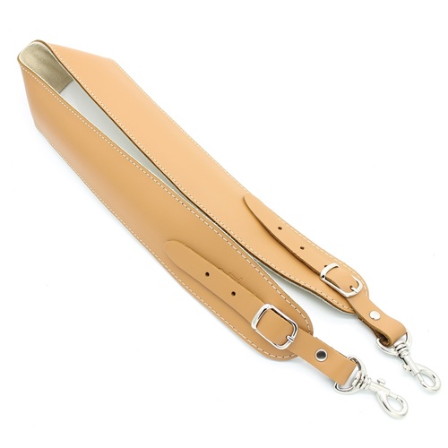 DSL  Bluegrass Series Padded Banjo Strap Tan/Beige  with Clip