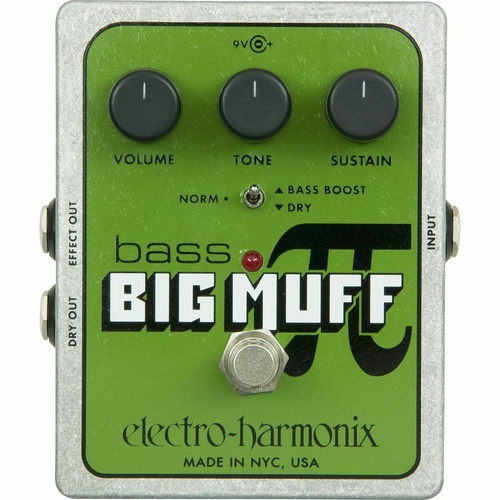 Electro-Harmonix XO Bass Big Muff PI Distortion Guitar Effects Pedal 