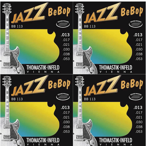 Thomastik-Infeld BeBop Acoustic/Electric Jazz Guitar Strings 4 Sets 13-53