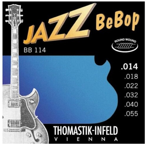 Thomastik-Infeld Jazz BeBop Electric Guitar Strings - Medium .014-.055