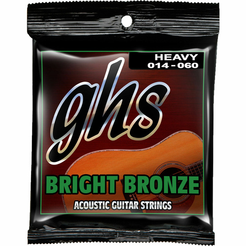GHS BB50H 80/20 Bronze Heavy  Acoustic Guitar Strings 14 - 60 Bright Bronze