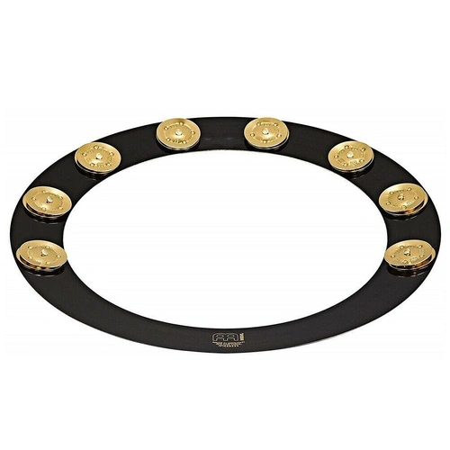 Meinl Percussion Backbeat Pro 14" Brass Hoop Tambourine - Brass Jingles / Snare