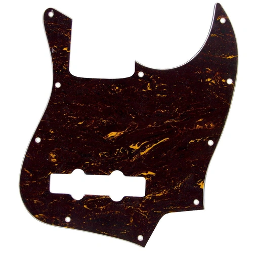 BBT Big Bang Tone Pickguard For Jazz. Bass - Red Tortoise - 3 Ply