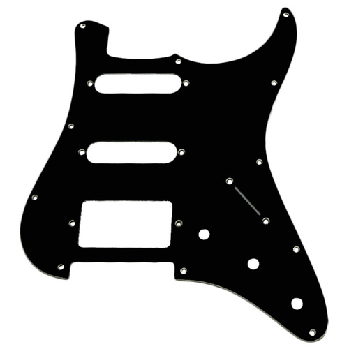 Big Bang Tone 3 Ply Black HSS Humbucker Single Coil Single Coil Pickguard.