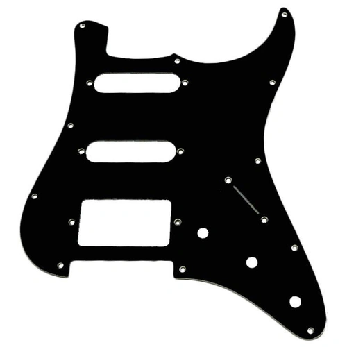 Big Bang Tone 3 Ply Black HSS Humbucker Single Coil Single Coil Pickguard.