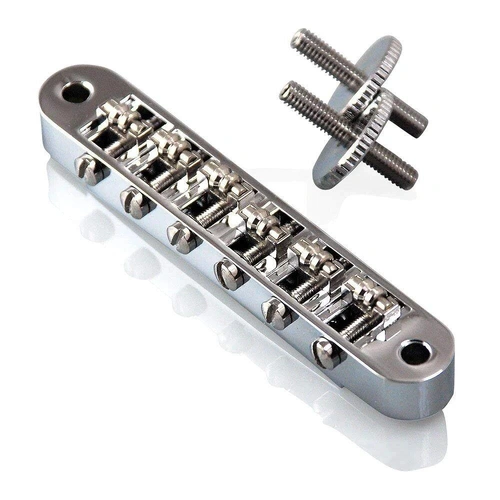 BBT Chrome Roller Saddle Bridge for Gibson Les Paul SG USA Spec Guitars