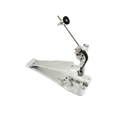BBT Aluminium Alloy Single Bass Drum Pedal - Double Chain Drive Fast and Smooth