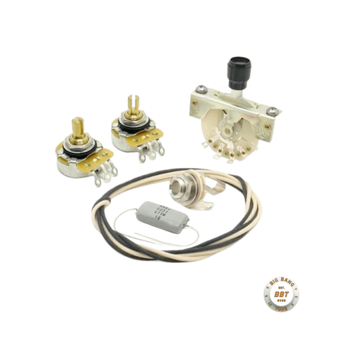 Big Bang Tone Custom 3-way wiring Kit for Fender Telecaster - 250k Pots