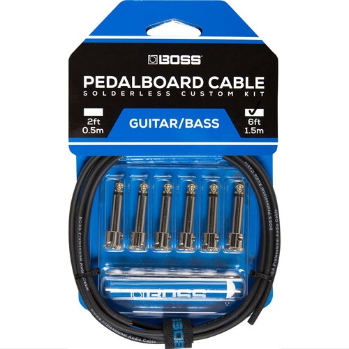 Boss BCK6 Premium Solderless Pedalboard Cable Kit (6-Piece)