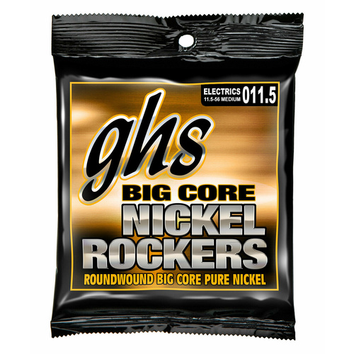 GHS Nickel Rockers Big Core Pure Nickel Medium Gauges 11.5 - 56 BCM
