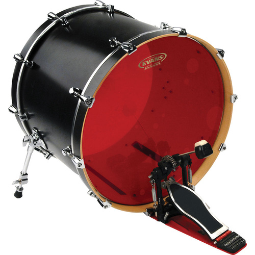 Evans Hydraulic Red Bass Drum Head, 20 Inch
