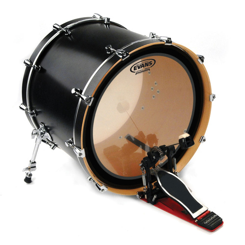 Evans EMAD Heavyweight Clear Bass Drum Head, 26 Inch