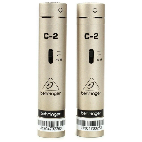 Behringer C-2 Matched Studio Condenser Microphones Pair of 2 mic's