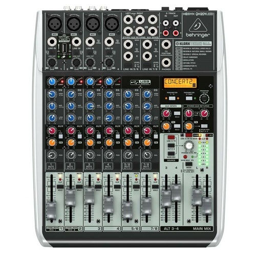 Behringer Xenyx QX1204USB 12-Input USB Audio Mixer with Effects