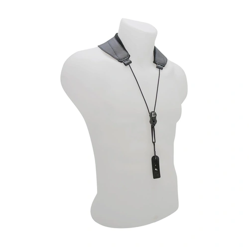 BG France - Bb Clarinet Leather Yoke strap. Non elastic - 2LP connectors