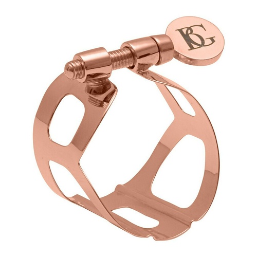 BG Ligature and Cap Alto Sax Traditional Rose Gold Plated The Soloist Ligature