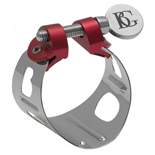 BG Ligature and Cap Alto Sax / Bb Clarinet Duo Silver  Plated made in France