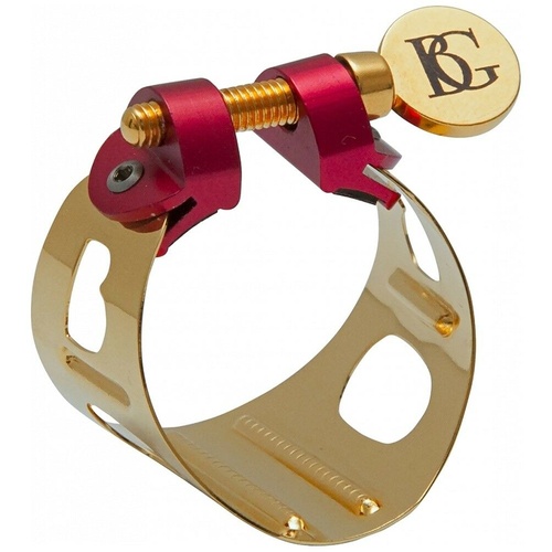 BG Ligature and Cap Alto Sax / Bb Clarinet Duo Gold Plated made in France