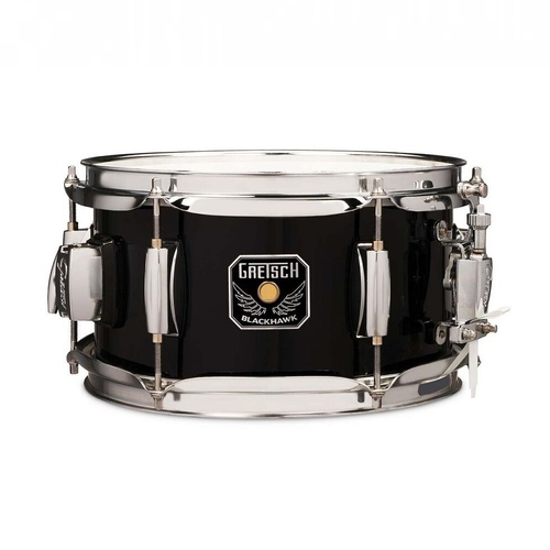 Gretsch Blackhawk Mighty Mini 5.5X10 W/Mount Black Snare Drum BH-5510-BK