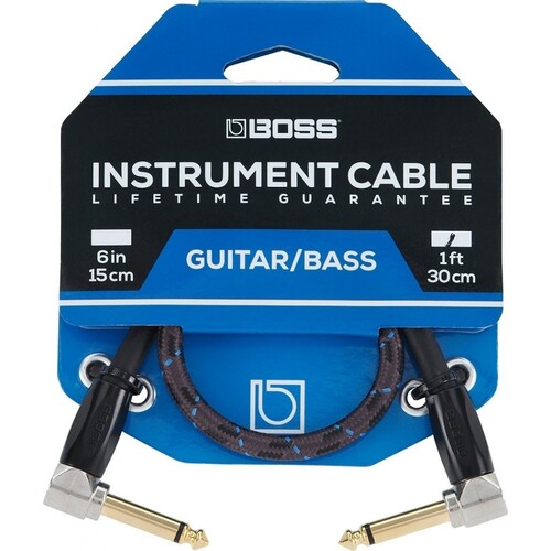 Boss - BIC1AA Instrument Patch Cable - 30CM / 1 Foot