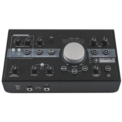 Mackie Big Knob Studio 3x2 Studio Monitor Controller and USB Audio Interface