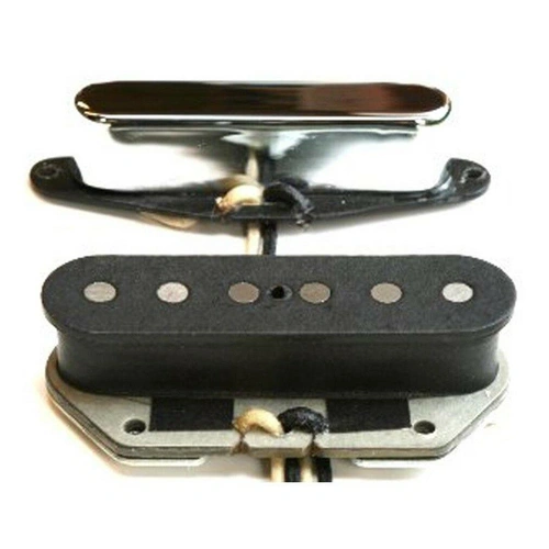 Bare Knuckle Piledriver Tele Pickup Set, Stock Wound, Nickel Cover