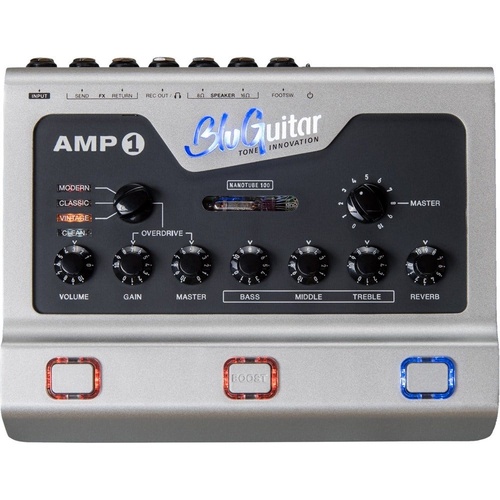 BluGuitar AMP1 ME Mercury Edition 100-watt 4-channel Pedalboard Amp with Nanotube