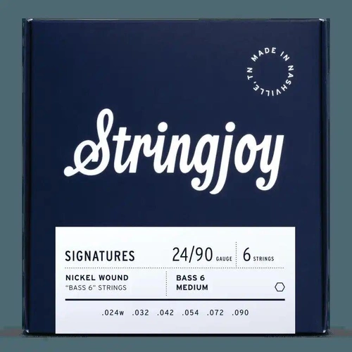 Stringjoy Signatures | Bass VI Balanced  24-90 Nickel Wound Guitar Strings