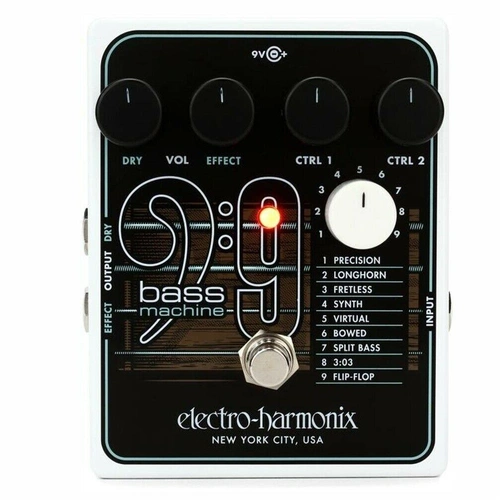 Electro-Harmonix Bass9 Bass Machine Guitar Effects Pedal